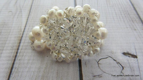 Custom Swarovski Pearl & Crystal Bracelet