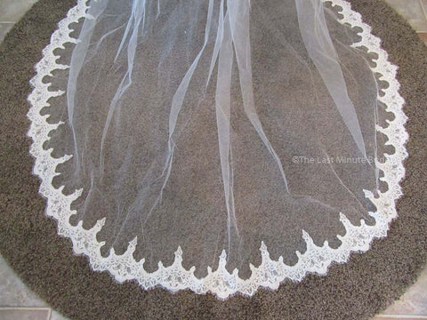 Cathedral Length Veil Style: Alencon