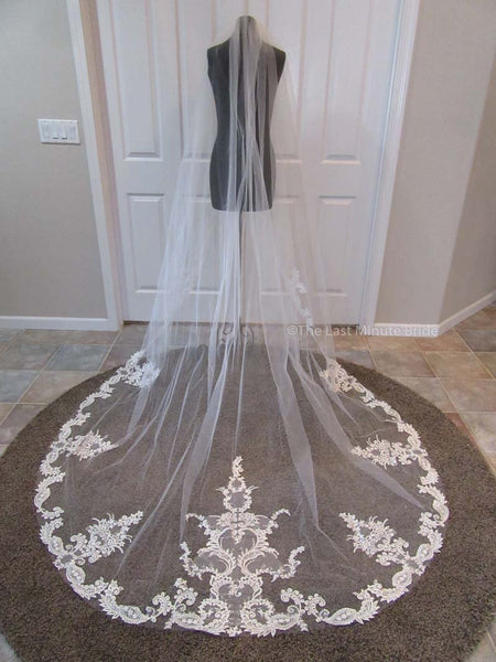 Cathedral Length Veil Style: Breathtaking - The Last Minute Bride