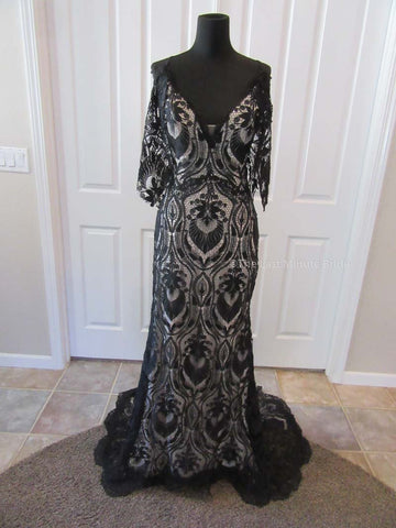 Ambrosia by The Last Minute Bride (Made to Order -Black/Nude)