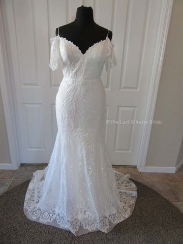 The Last Minute Bride Style: Samantha Lynn (All Ivory) In Stock Sizes