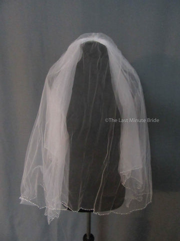 Bridal Veil: LCV2121 WH