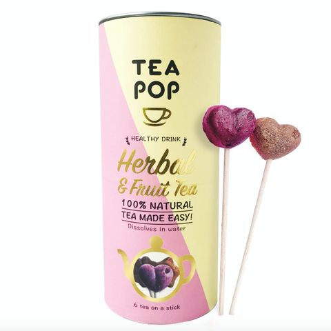 TEA On-A-Stick! Assorted Herbal Tea-Pop / Dissolves in Water