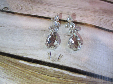 Crystal Chandelier  Bridal Earrings