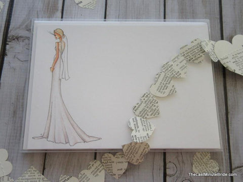 Bride Notecard "Karly" - Boxed Set