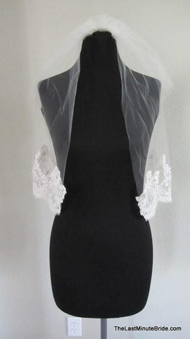 Jennifer Leigh Couture Bridal Veil Style: Jaime Christine