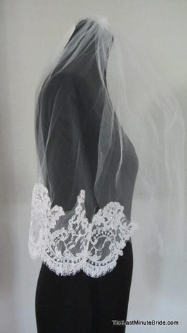 Jennifer Leigh Couture Bridal Veil Style: Jaime Christine