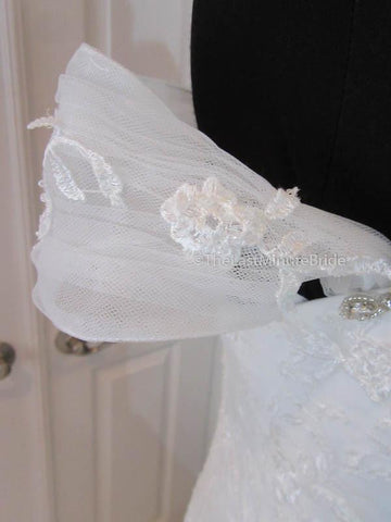Capped Sleeve Wedding Dress