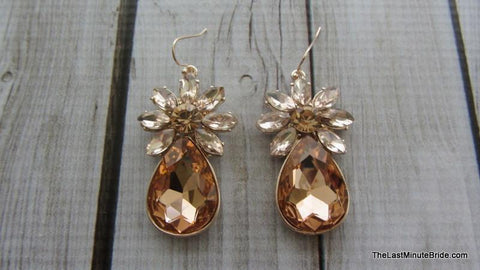 Glass Dangle Earrings