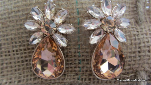 Glass Dangle Earrings