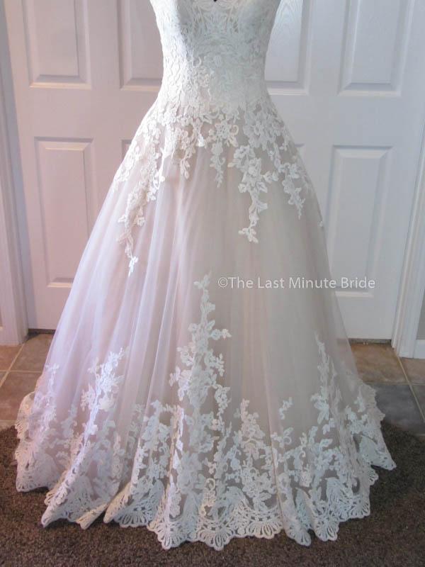 Clarissa in a Champagne Ball Gown Wedding Dress - Strut Bridal Salon