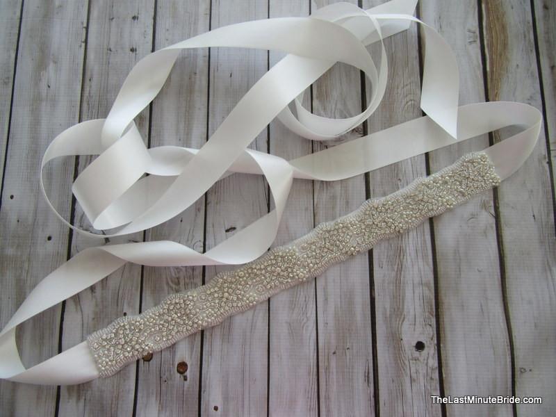 Rhinestone & Pearl Beaded Belt Style: Melbourne - The Last Minute Bride Rhinestone & Pearl Beaded Belt Style: Melbourne - The Last Minute Bride