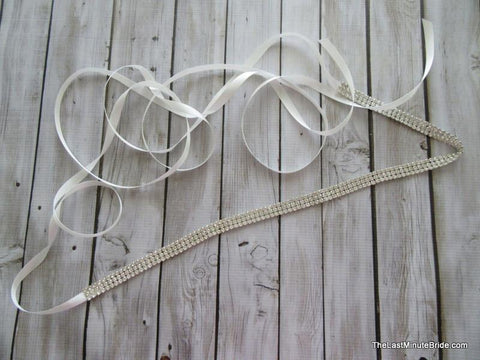 Crystal, Rhinestone & Pearl Bridal Belt Style: Miami, 17 inches, Rose - The Last Minute Bride Crystal, Rhinestone & Pearl Bridal Belt Style: Miami, 17 inches, Rose - The Last Minute Bride