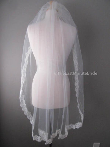 The Last Minute Bride Veil Style #5F-Chantilly