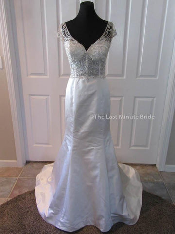 100% Authentic Cristiano Lucci Style 13115 Rachel Wedding Dress from The Last Minute Bride.
