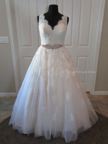 Made to Order lace a-line wedding dress