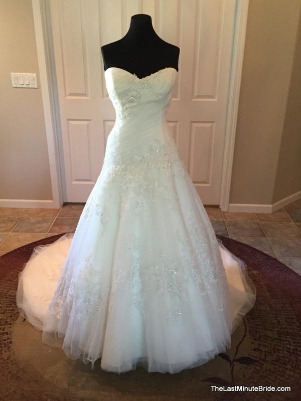 david tutera blue wedding dress David Tutera 115230 Wedding Dress Sale
