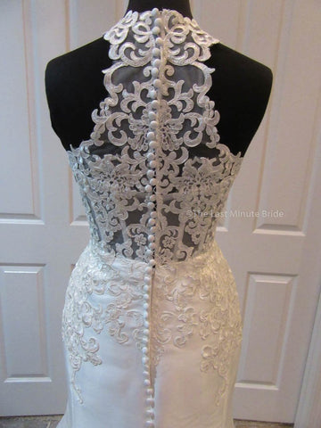  Lace Back Style Wedding Dress