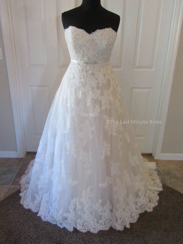 100% Authentic Franssical F1621 Wedding Dress 