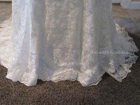 Jacquelin Exclusive Heather 19034 size 4 all Ivory