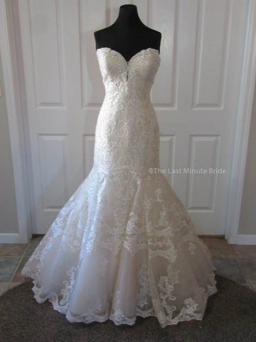 100% Authentic Kenneth Winston Couture wedding dress from The Last Minute Bride