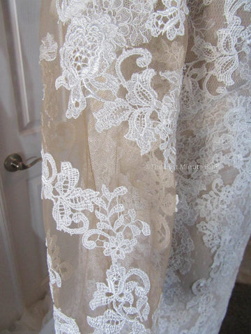 3/4 Sleeve Wedding Dress
