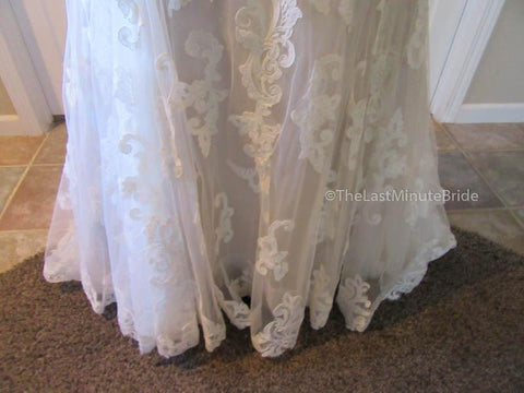 Color Pearl Rose Wedding Dress