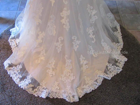 Color Pearl Rose Wedding Dress