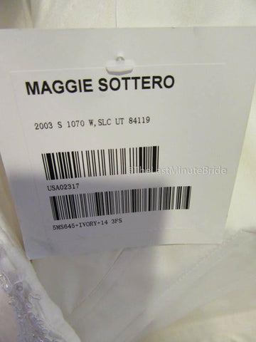 Maggie Sottero Rachelle 5MS645CS size 14FS