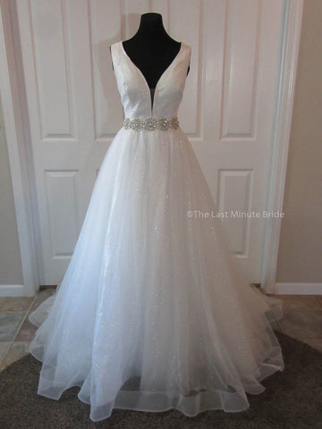 Made to Order sparkle glitter tulle wedding dress