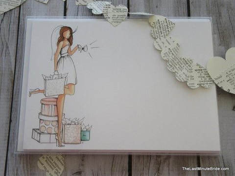 Bride to Be Notecard Boxed Set - Brunette Edition