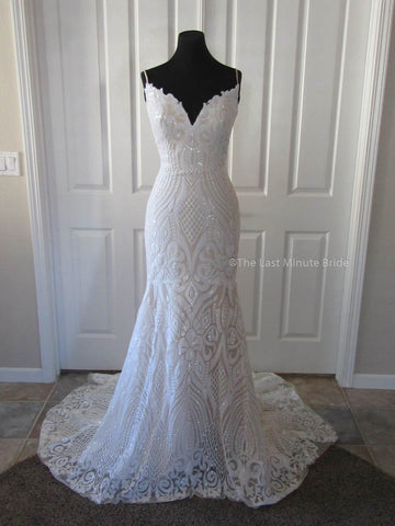 The Last Minute Bride Style: Samantha Iv/Nude size 12