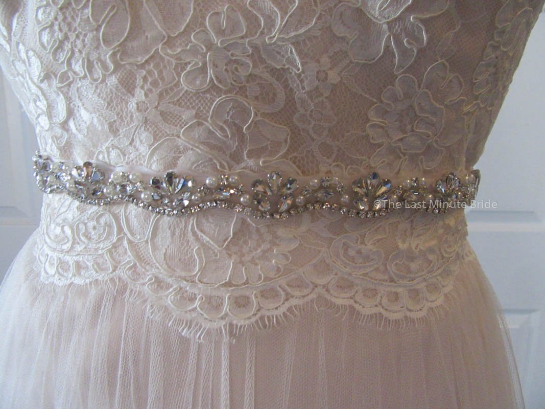Rhinestone Bling Bridal Belt Style: Dallas Silver - The Last Minute Bride Rhinestone Bling Bridal Belt Style: Dallas Silver - The Last Minute Bride
