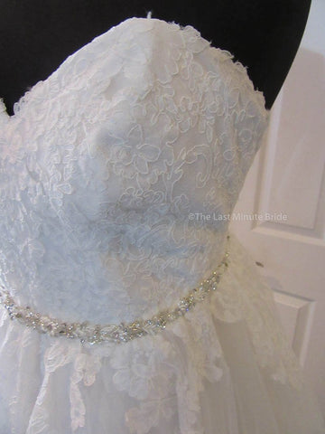  51.5 Hips Wedding Dress