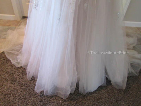 Color Soft Blush Wedding Dress