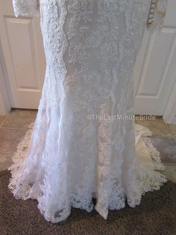  37.5 Hips Wedding Dress