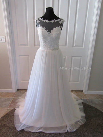 100% Authentic Emma by The Last Minute Bride Wedding Dress 