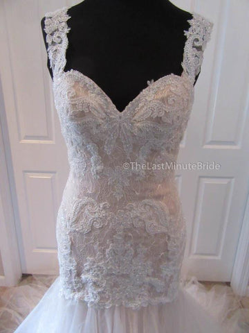 Ivory/Lt Nude/Almond Color Wedding Dress
