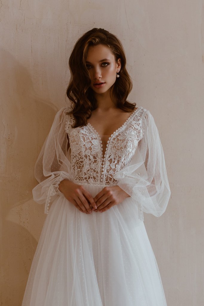 kendra lace dress A-Line Wedding Gown With Lace