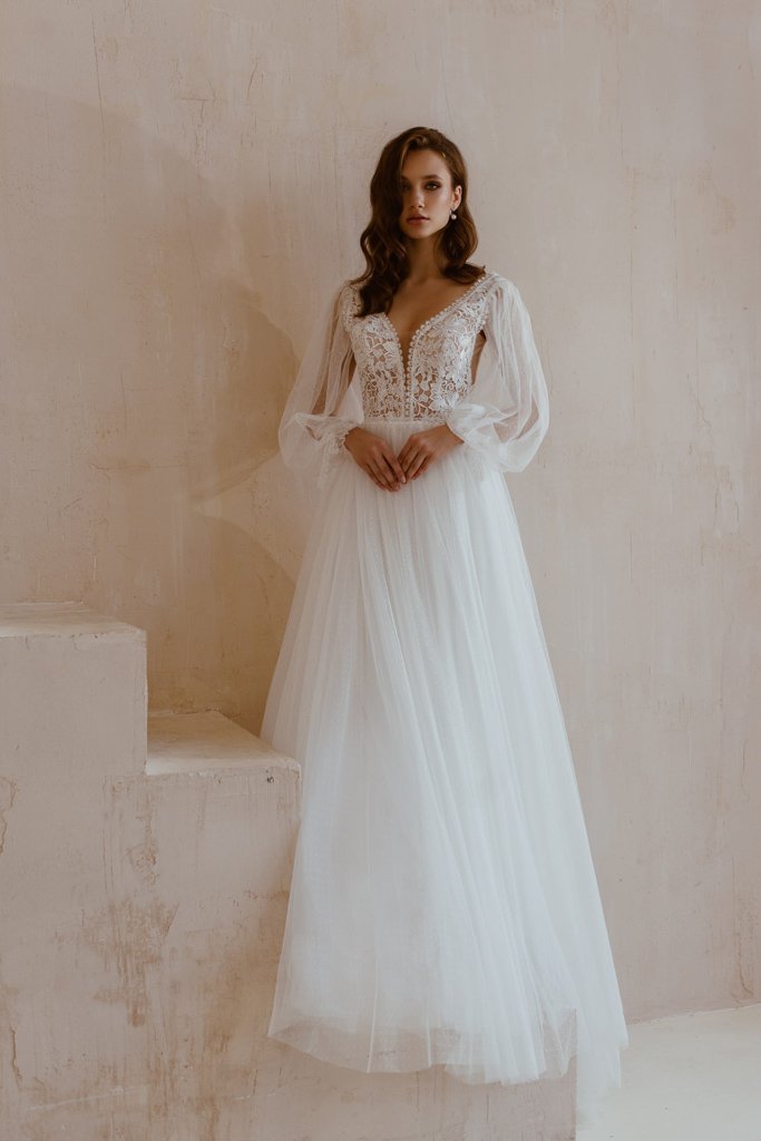kl bridesmaid dress Cleo Satin V Neck Dress
