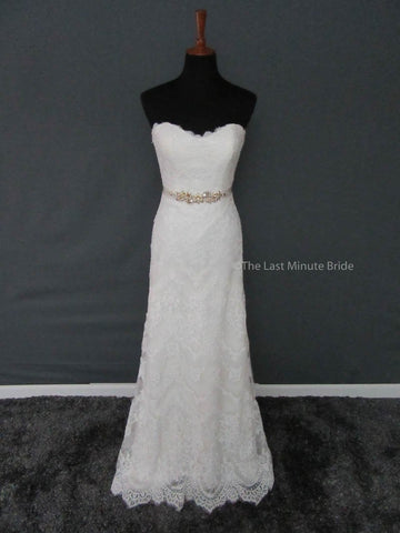 100% Authentic Essense of Australia D2106 Wedding Dress 