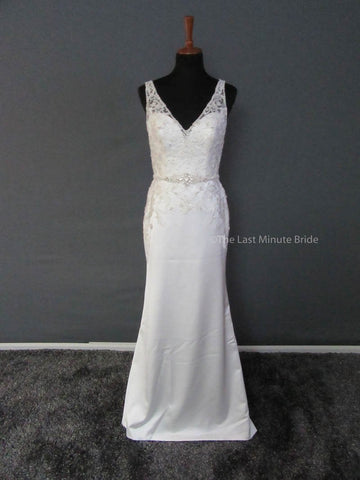 100% Authentic Maggie Sottero Wedding Dress Alera 5HW157 