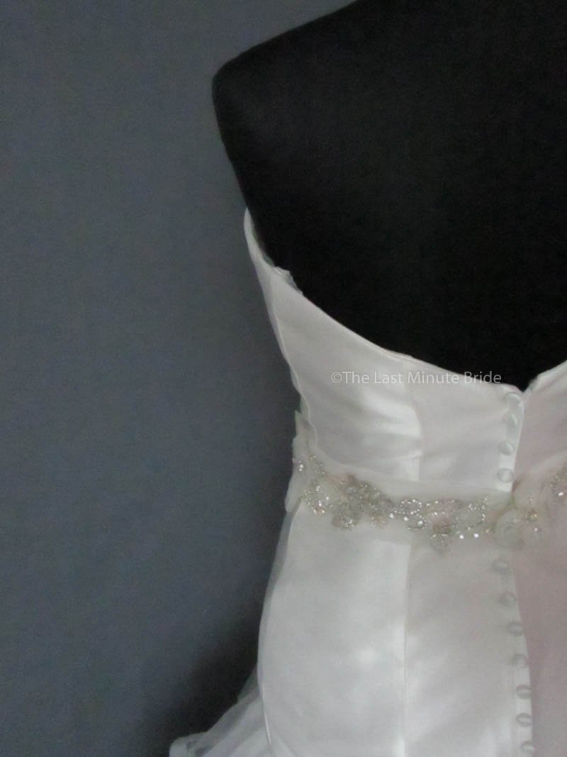 NEW Allure ivory wedding belt Bridal Belts and Sashes | Wedding Gown Belts – Allure Bridals main image 2