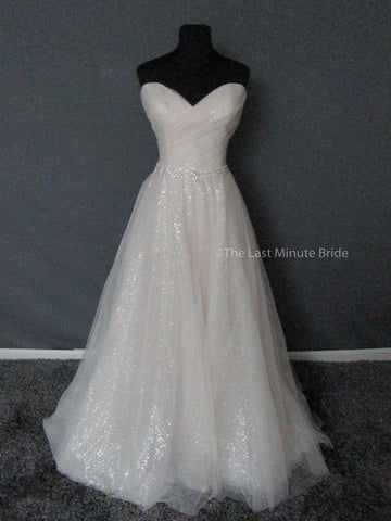 100% Authentic David Tutera 217212 Alma Wedding Dress 