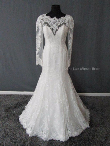 100% Authentic Cosmobella by Demetrios 7775 Wedding Dress 