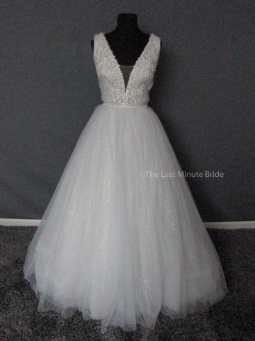 100% Authentic David Tutera Rena 217217 Wedding Dress 