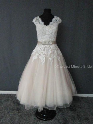 100% Authentic Justin Alexander wedding dress from The Last Minute Bride