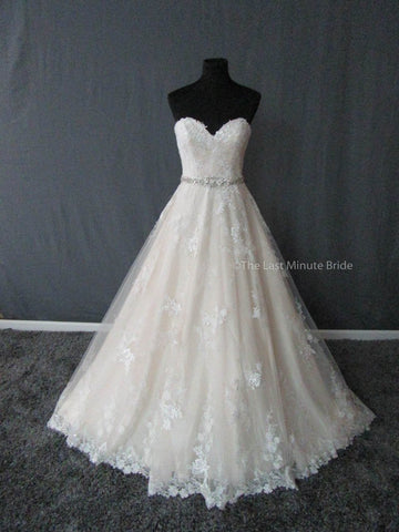 100% Authentic Lillian West 6386 Wedding Dress 