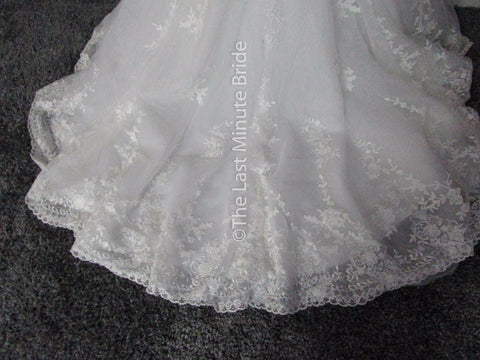 Color Diamond Wedding Dress