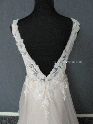 V Back Wedding Dress